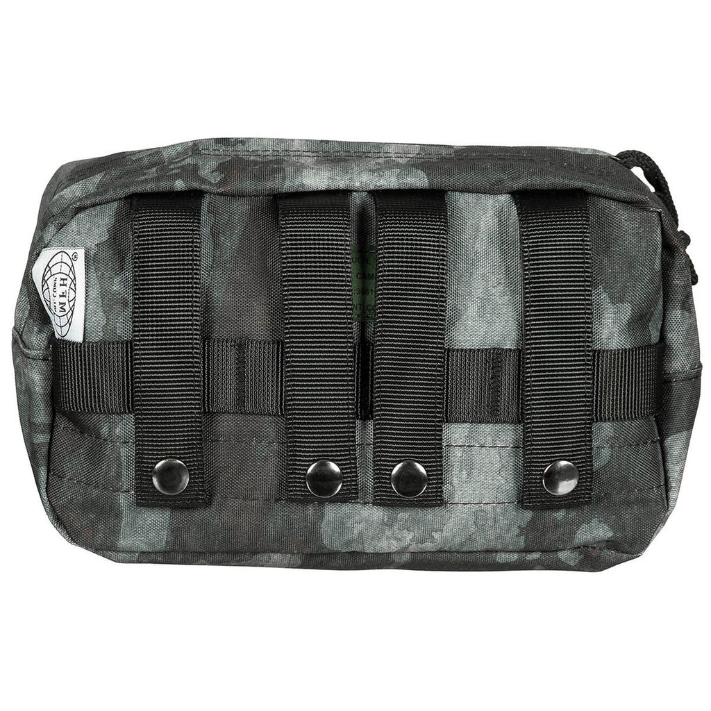 Rückseite mit MOLLE-Befestigungssystem und Druckknöpfen