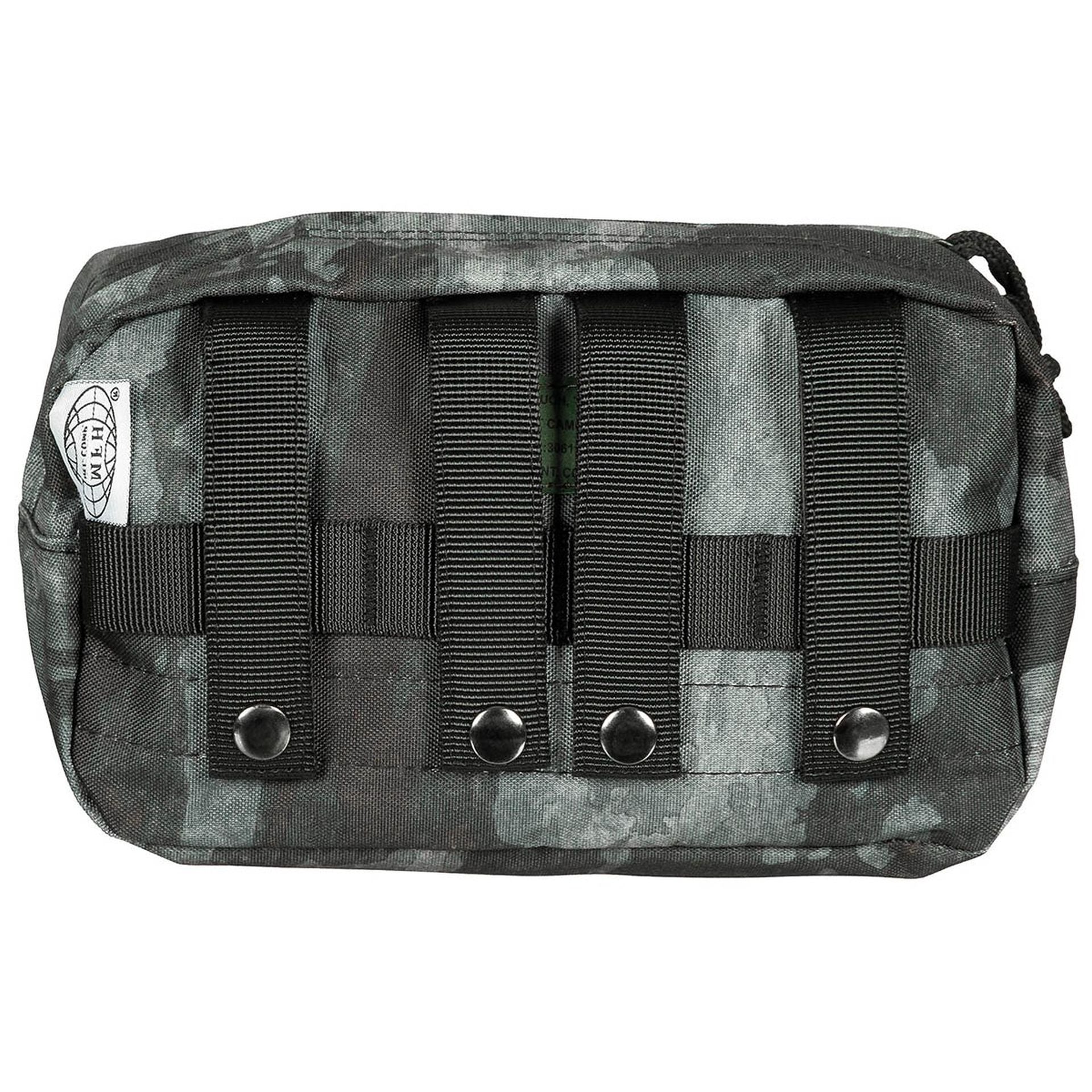 Rückseite mit MOLLE-Befestigungssystem und Druckknöpfen