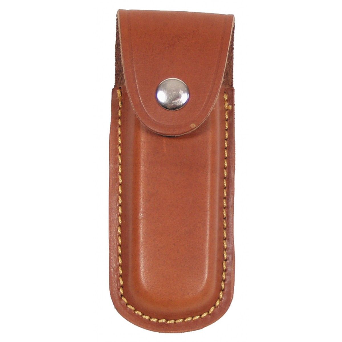 Braunes Lederetui von FOX Outdoor mit Druckknopf