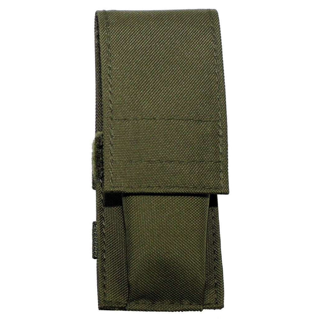 Olivfarbenes Messeretui von FOX Outdoor mit Klettverschluss