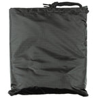 FOX Outdoor US Poncho in Schwarz mit Kapuze, in Sack zuammengepackt