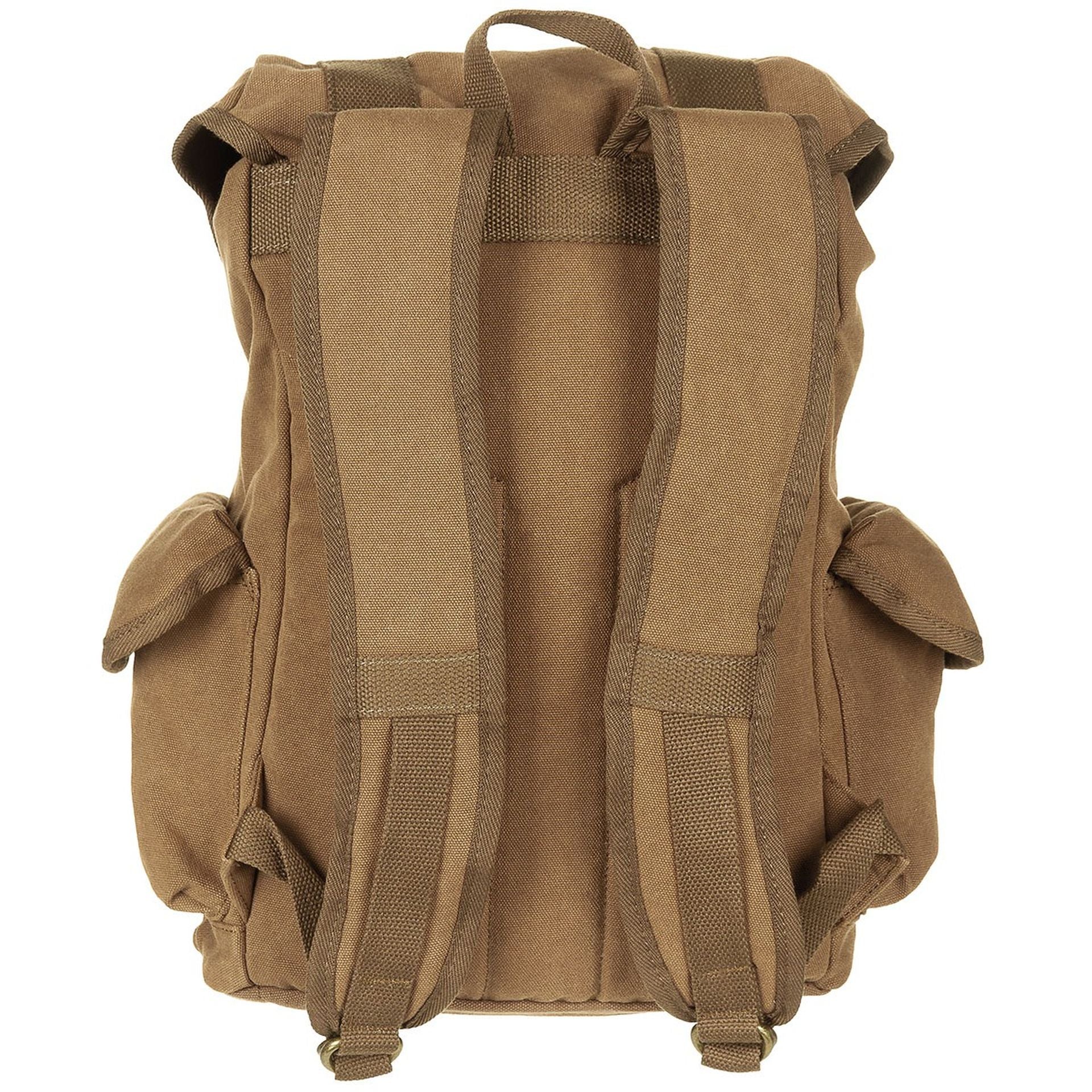 MFH Pure Trash PT Rucksack braun Canvas Retro Outdoor Freizeit Rucksack Daypack