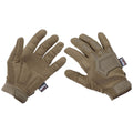 FOX Tactical Handschuhe ACTION in Coyote Tan mit Klettverschluss, frontal fotografiert