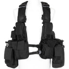 MFH Tactical Vest schwarz  Modular Weste Einsatzweste Paintball Gotcha