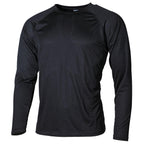 FOX Outdoor US Unterhemd Level I GEN III in Schwarz mit Rundhals, frontal fotografiert