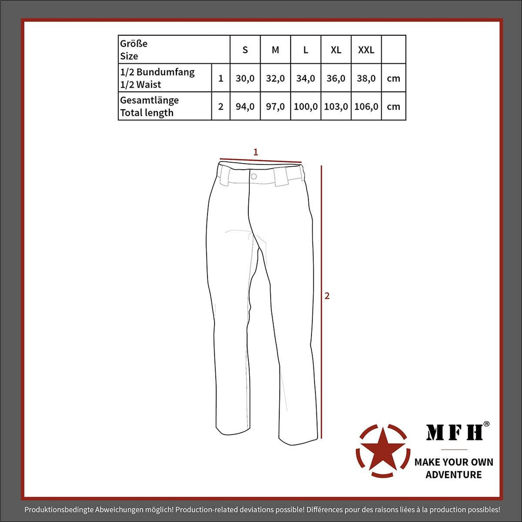 MFH US Unterhose Level II schwarz GEN III