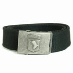MIL-TEC Gürtel AIRBORNE BUCKLE 40 mm in Schwarz mit Metallverschluss