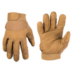 Vorderansicht der MIL-TEC Army Gloves in Dark Coyote