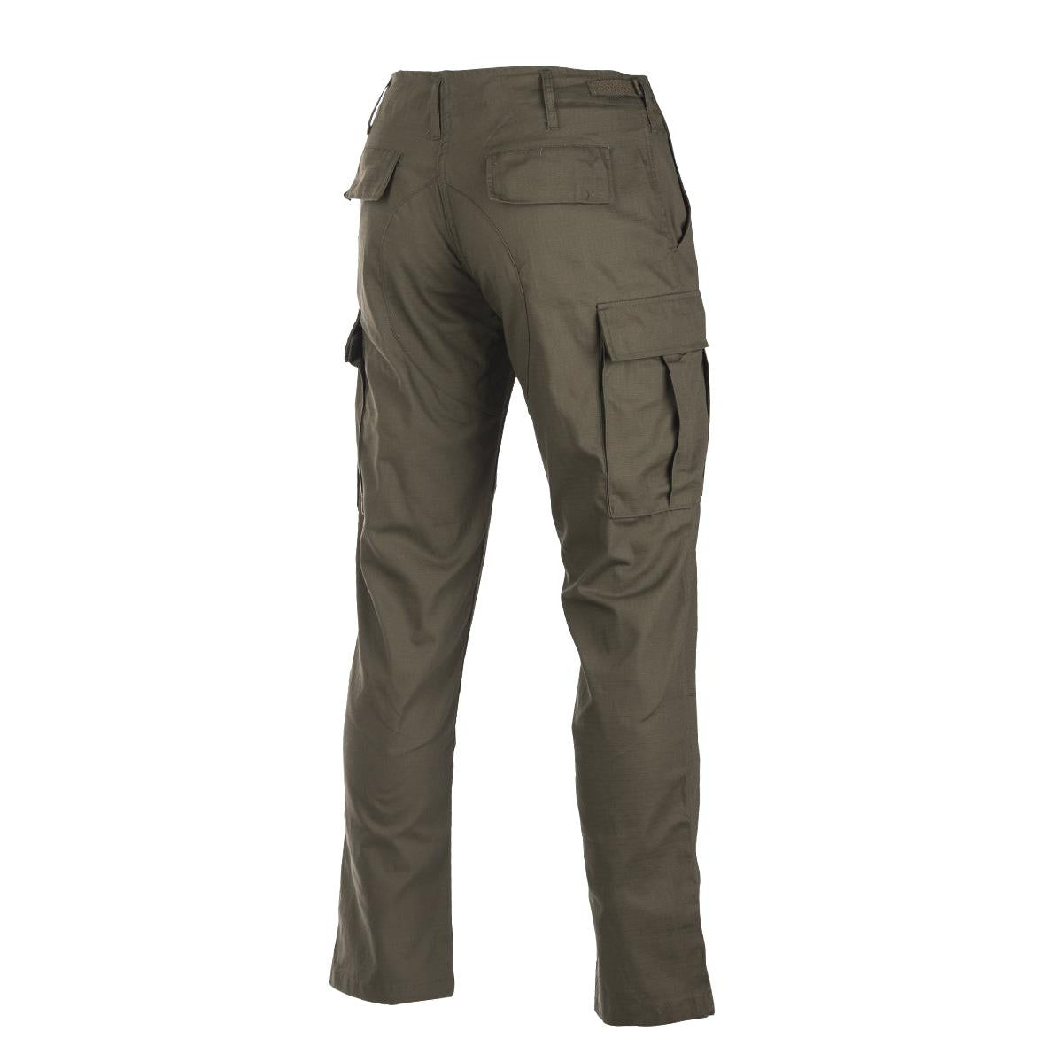 MIL-TEC BDU Hose Feldhose Ripstop Cotton SLIM FIT oliv Outdoorhose Freizeithose