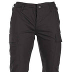 MIL-TEC BDU Hose Feldhose Ripstop Cotton SLIM FIT schwarz Outdoorhose Cargohose