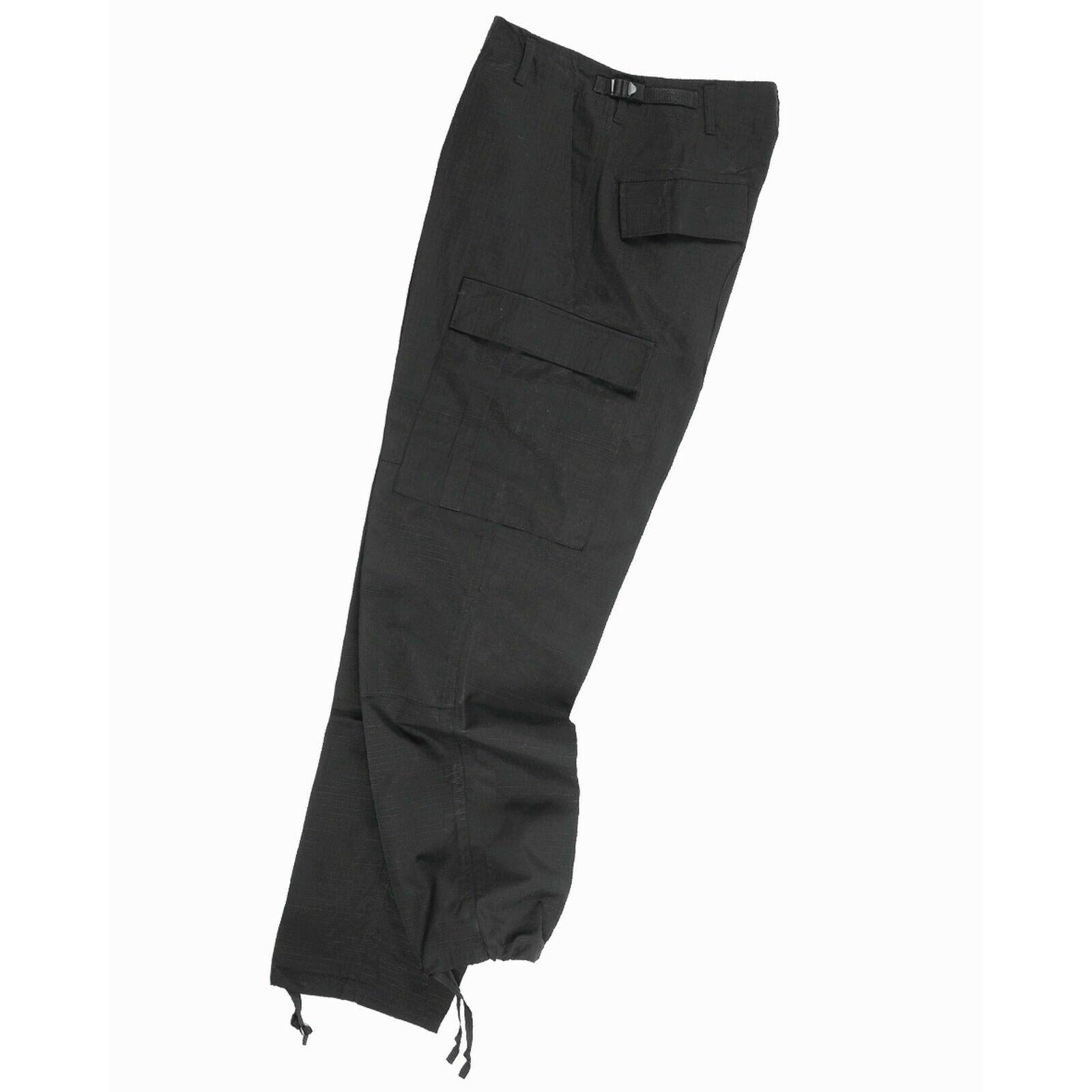 MIL-TEC BDU Hose Feldhose Ripstop schwarz Army Hose Military Outdoor Paintball