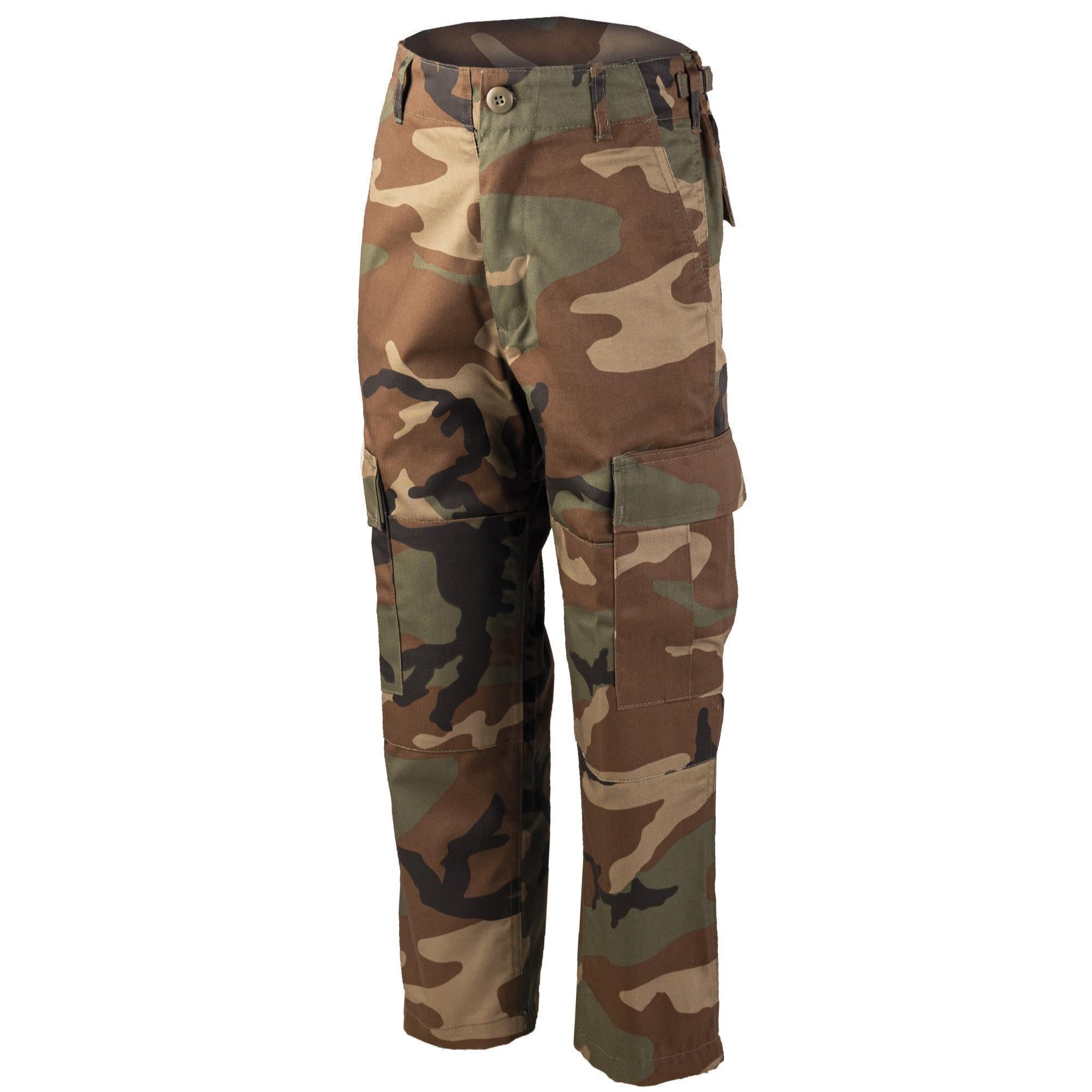 MIL-TEC BDU Hose Kids woodland Kinder Army Hose Kinderhose Outdoorhose Tarnhose