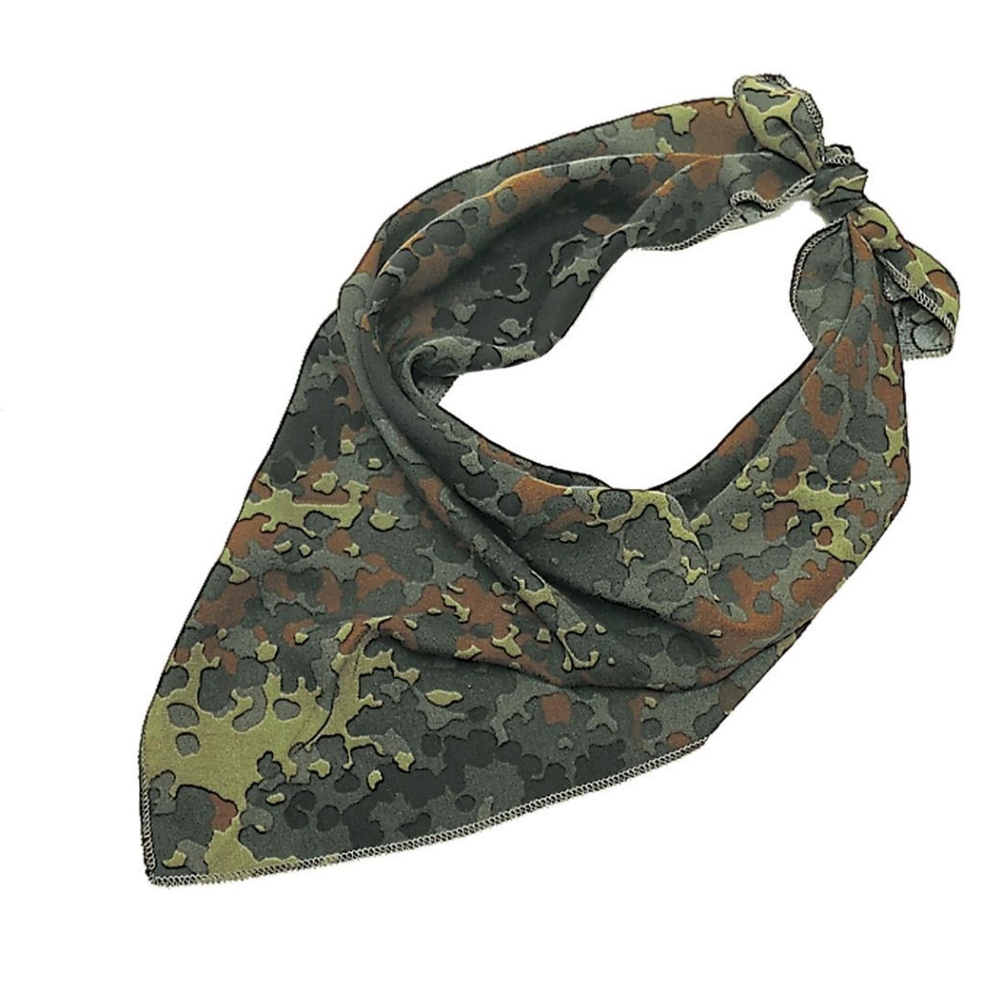 MIL-TEC BW Dreieckstuch in Flecktarn – Halstuch nach Bundeswehr-TL, ca. 130×92 cm