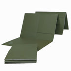 Vorderansicht der faltbaren BW-Isomatte von MIL-TEC in oliv