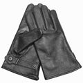 MIL-TEC BW Modell Lederfingerhandschuhe schwarz gef. Lederhandschuhe Handschuhe