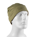 BW Fleecemütze von MIL-TEC in oliv – frontal aufgenommen