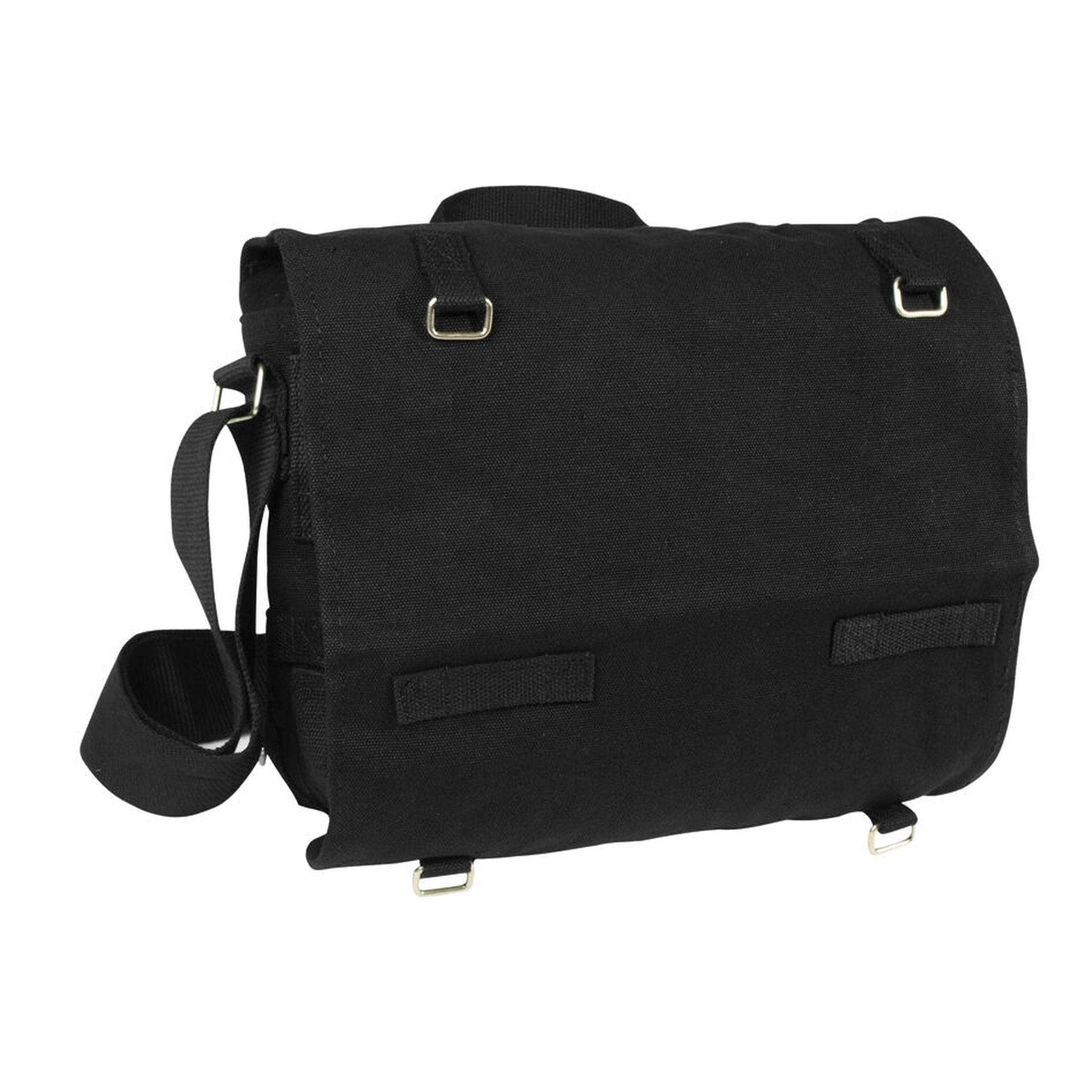 MIL-TEC BW Packtasche schwarz mit Deckel und Außentasche