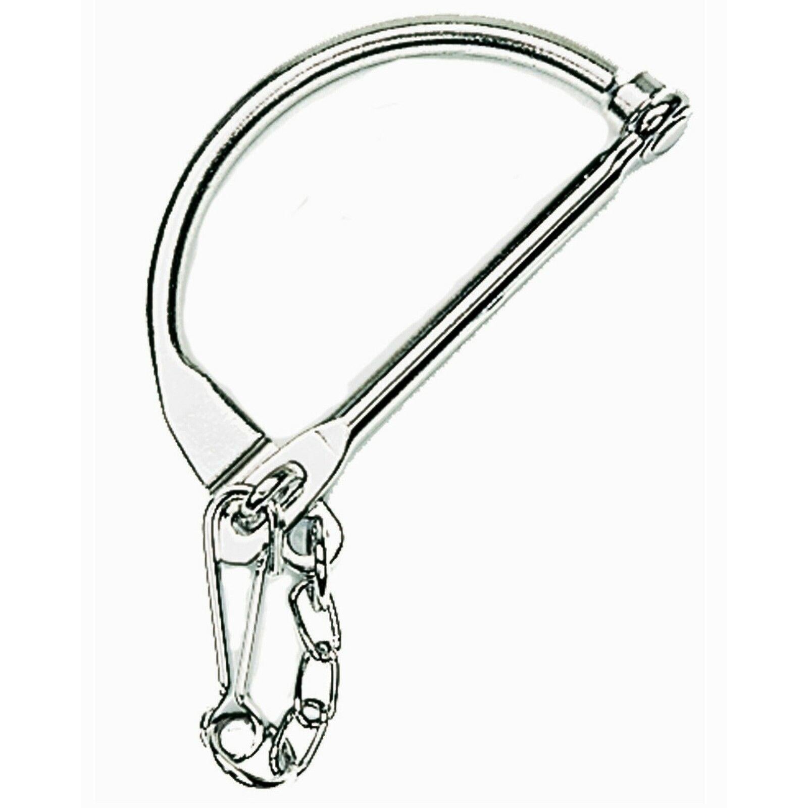 Vorderansicht des BW Seesackverschlussbügels mit Kette