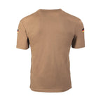 MIL-TEC BW Tropen T-Shirt Tropen Shirt Fb. coyote mit Nationalitätsabzeichen