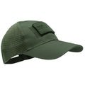 Vorderansicht der MIL-TEC Baseball Cap mit Klettfläche und Patch