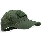 Vorderansicht der MIL-TEC Baseball Cap mit Klettfläche und Patch