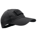 Vorderansicht der woodland Tactical Cap von MIL-TEC mit Patchfläche