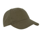 MIL-TEC Baseball Cap oliv mit verstärktem Stirnbereich – Vorderansicht