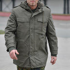 MIL-TEC Bundeswehr Parka Modell oliv Bw Parka m. Innenfutter Military Jacke