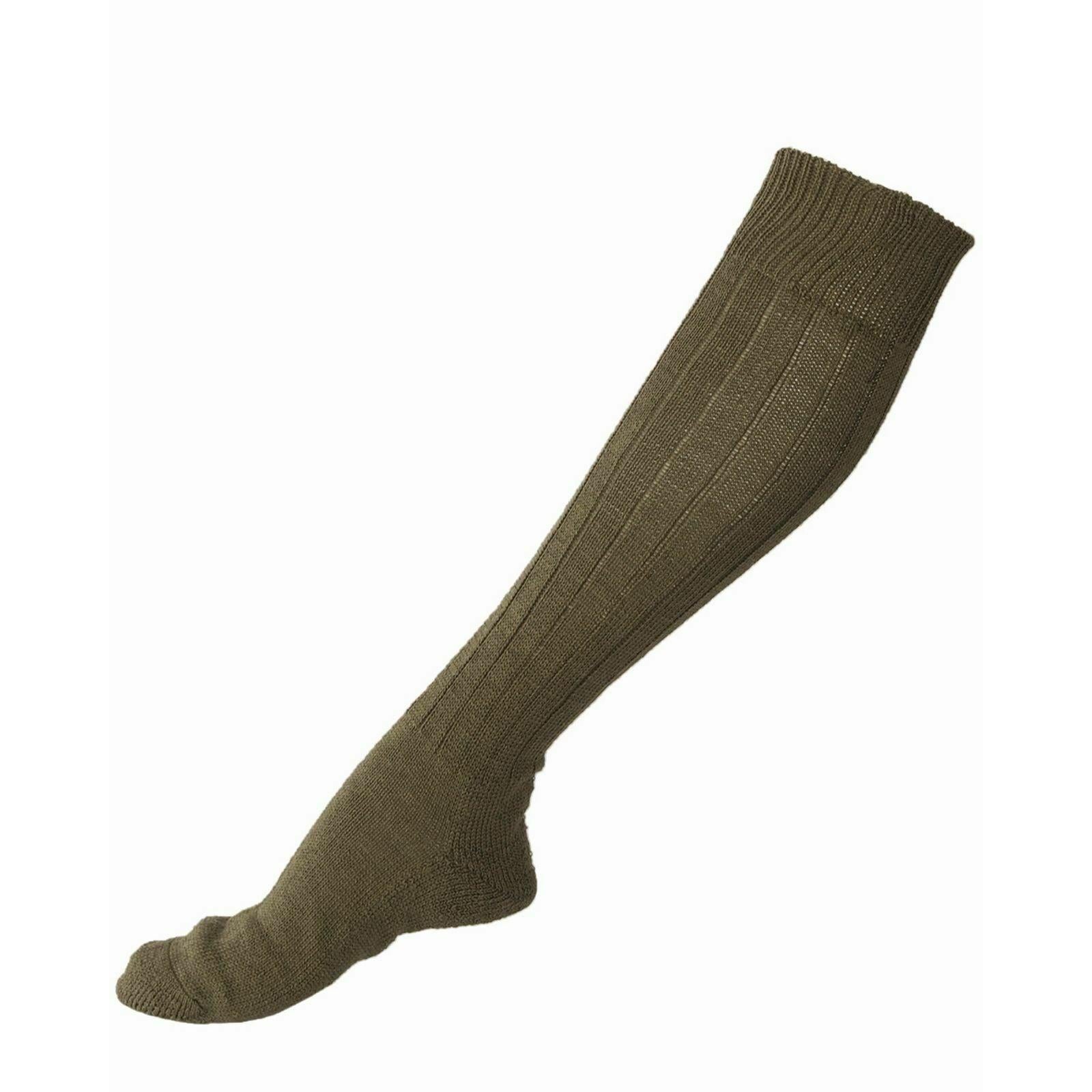 MIL-TEC Bundeswehr Stiefelsocke oliv BW Socken Wintersocken Strümpfe Jagstrümpfe