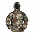 MIL-TEC Combat Anorak Jacke woodland Tarnjacke Tarnanorak Jagdjacke winddicht