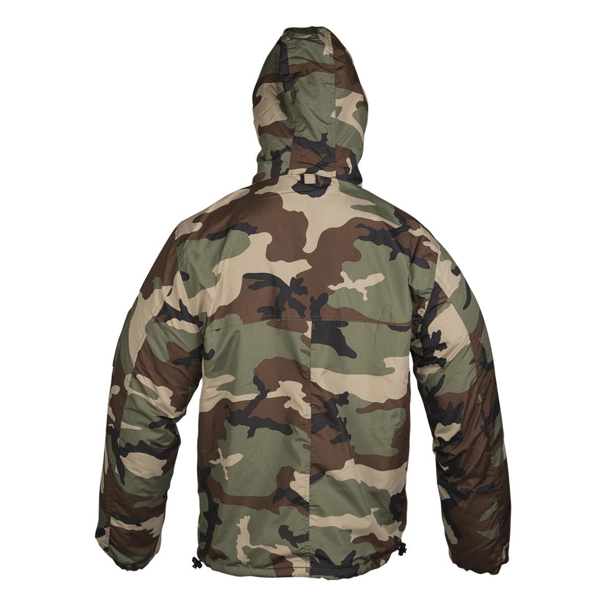 MIL-TEC Combat Anorak Jacke woodland Tarnjacke Tarnanorak Jagdjacke winddicht