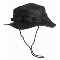 MIL-TEC Dschungelhut US Typ schwarz Buschhut Tropenhut Sonnenhut Anglerhut Hut