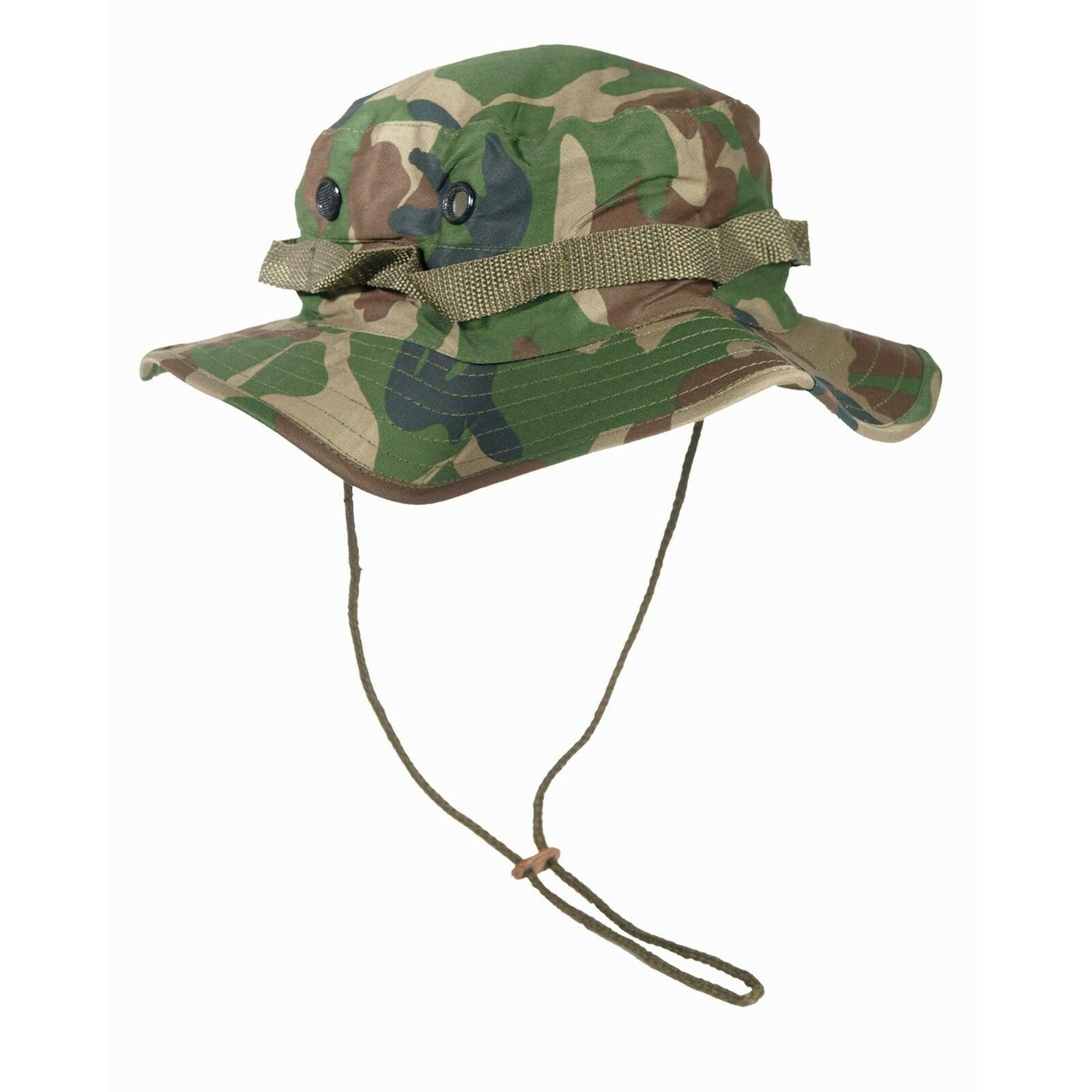 MIL-TEC Dschungelhut US Typ woodland Buschhut Tropenhut Sonnenhut Anglerhut Hut
