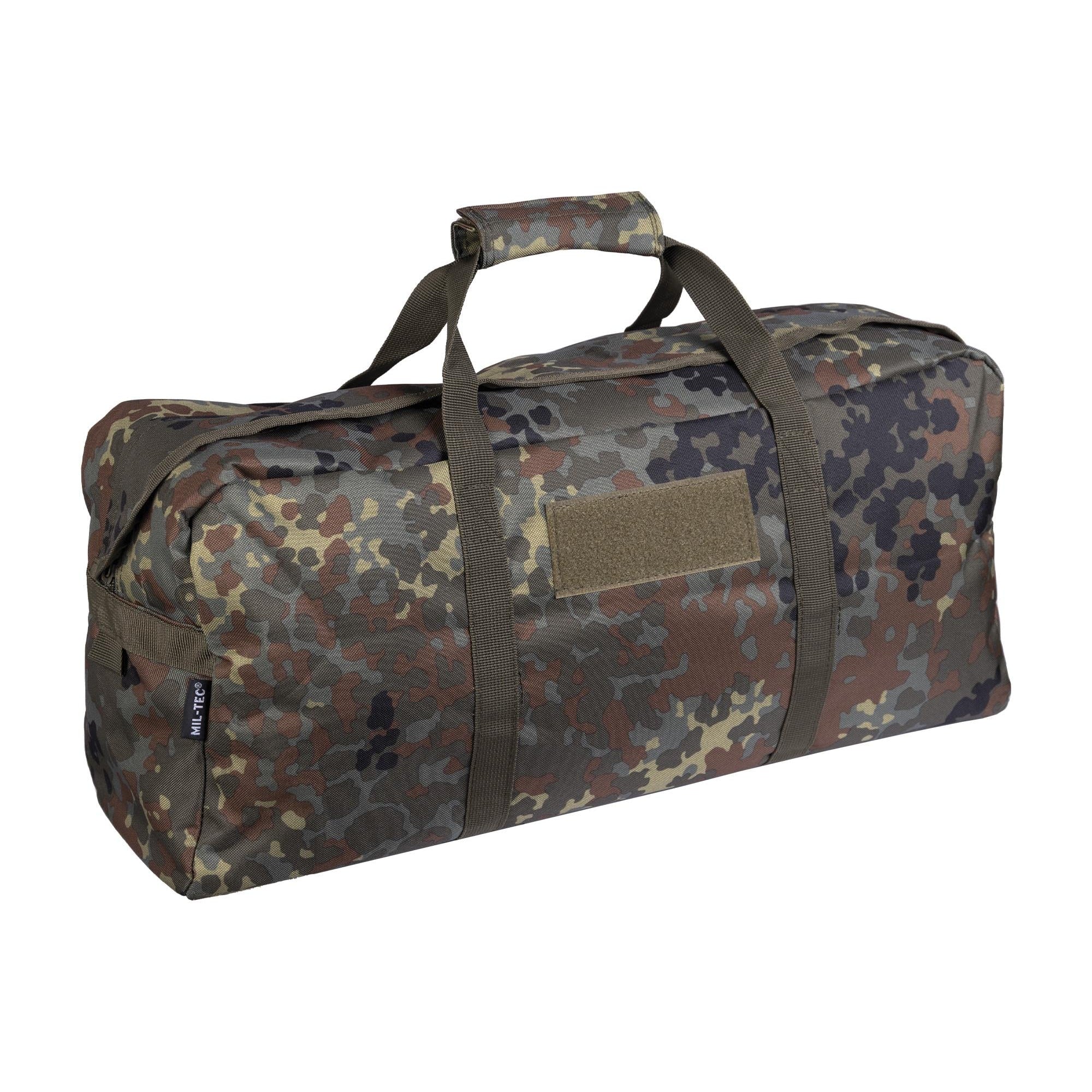 Vorderansicht der MIL-TEC Einsatztasche in Flecktarn