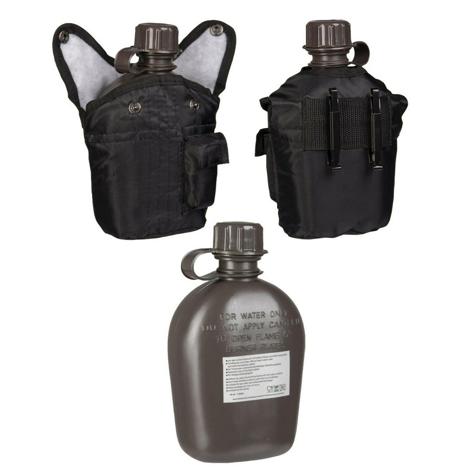 Rückansicht mit Befestigung und kleiner Tasche