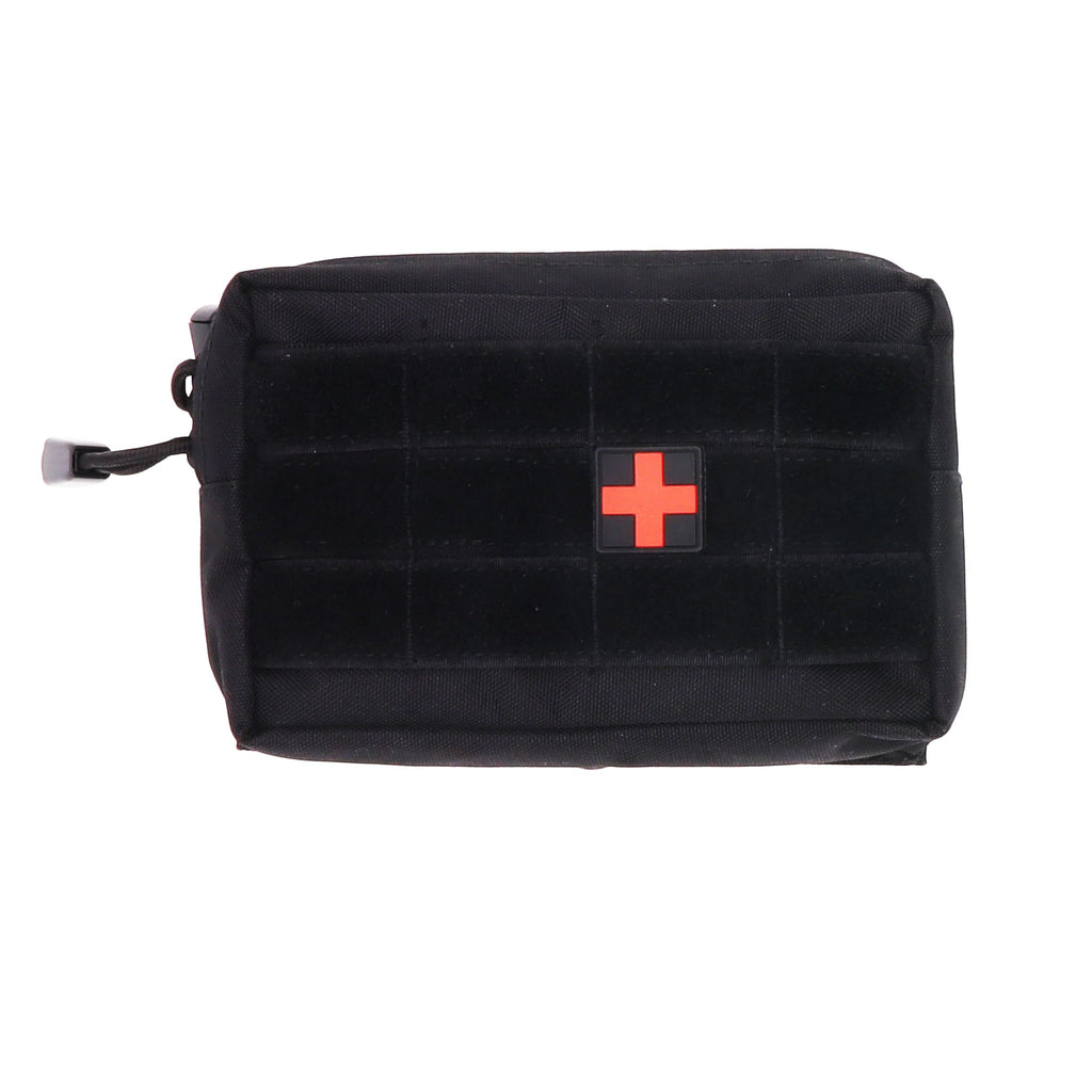 Seitenansicht der kompakten Erste-Hilfe-Tasche mit Molle-System