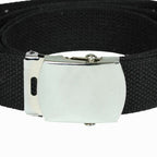 Gürtelschnalle in Nahaufnahme