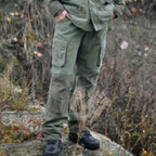 MIL-TEC Hunting Trousers oliv Hose Jagdhose Wanderhose Outdoorhose Herrenhose