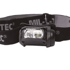 Detailansicht der leichten LED-Stirnlampe mit verstellbarem Band