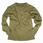 MIL-TEC Langarm Shirt Army Shirt oliv Cotton Shirt longsleeve Unterhemd