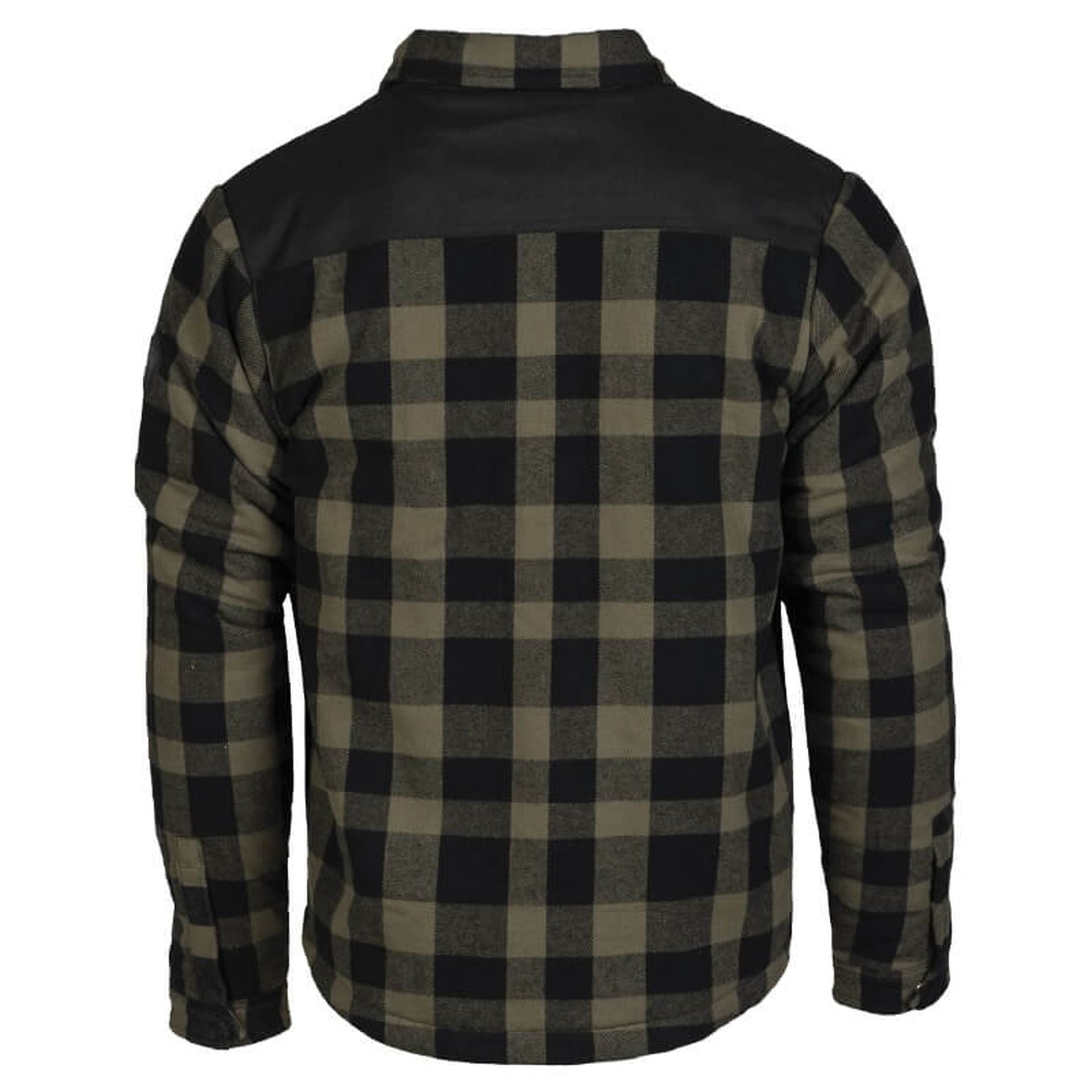 MIL-TEC Lumberjacket schwarz/oliv Holzfällerjacke Jacke