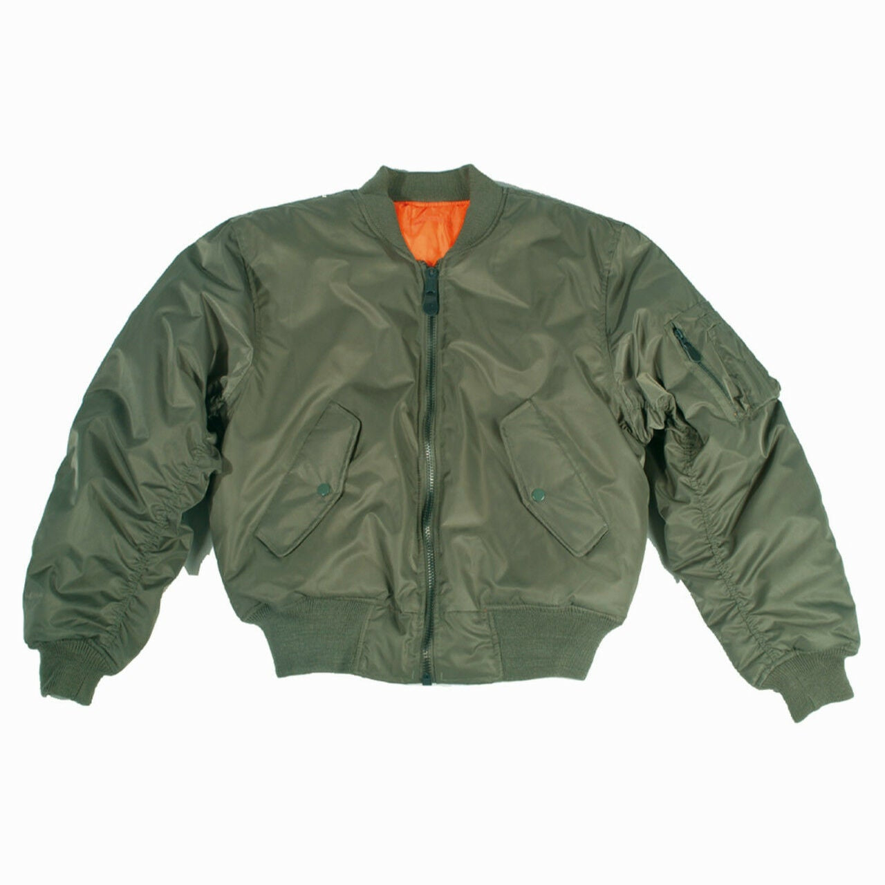 MIL-TEC MA1 Jacke Import Bomberjacke Fliegerjacke Wendejacke Blouson oliv