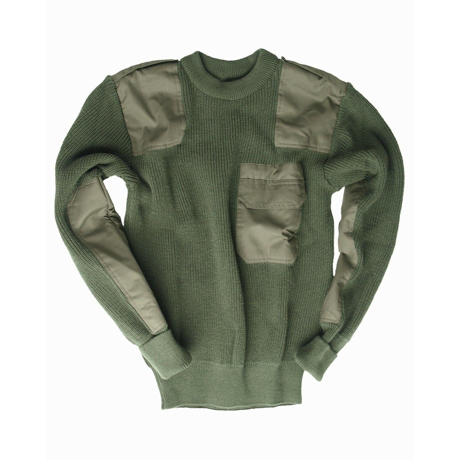 MIL-TEC Pullover Acryl Military Bundeswehr Pullover oliv Arbeitspullover Pulli