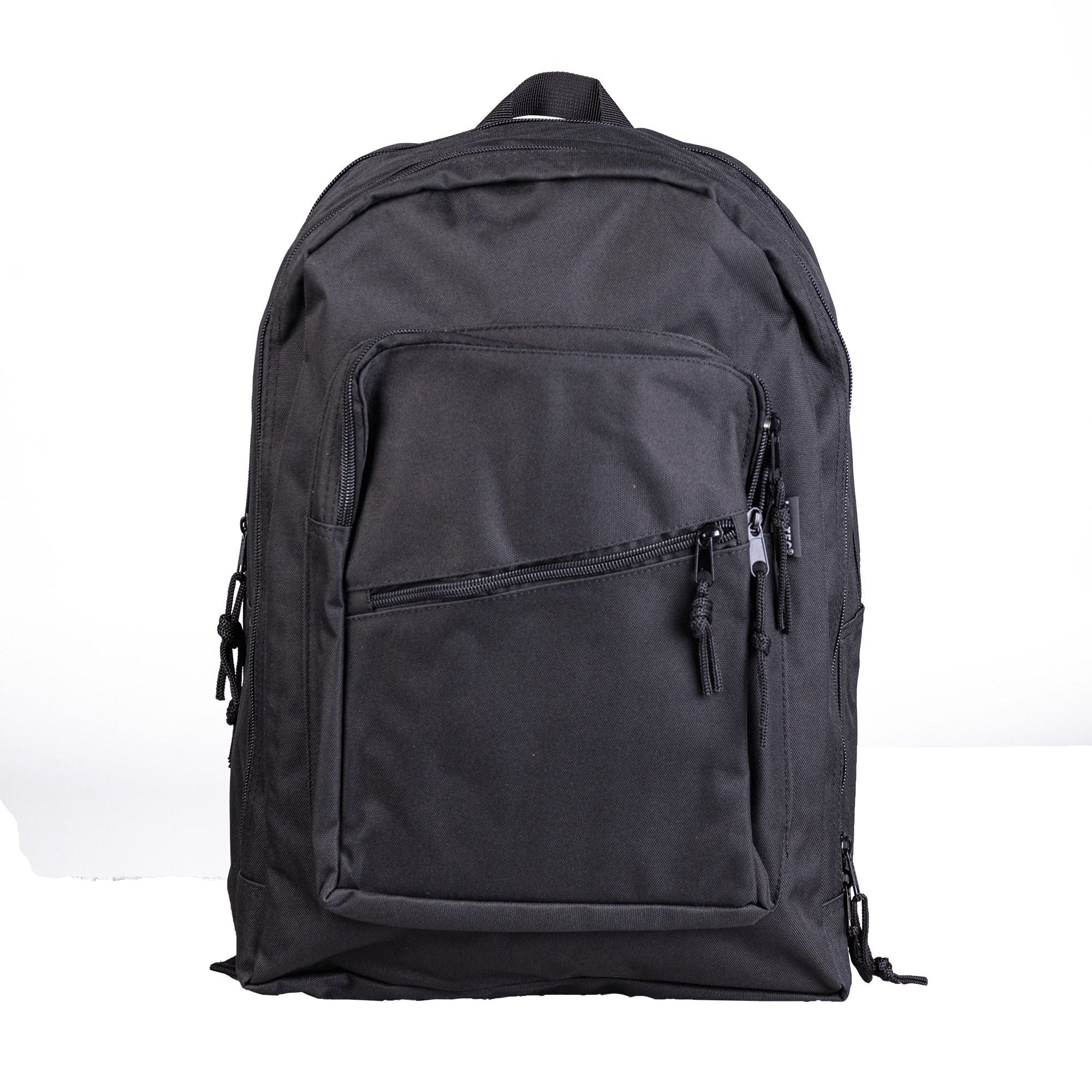 Vorderansicht des MIL-TEC Day Pack Rucksacks in schwarz