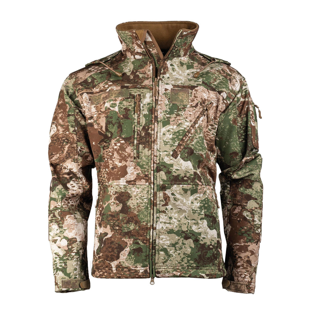 MIL-TEC SCU 14 Softshelljacke WASP I Z2 Tarnmuster Vorderansicht