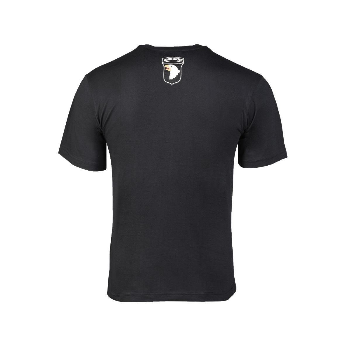 MIL-TEC T-Shirt AIRBORNE schwarz Army Shirt bedruckt T-Shirt shortsleeve