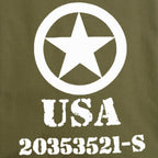 MIL-TEC T-Shirt ALLIED STAR oliv Army Shirt bedruckt T-Shirt shortsleeve
