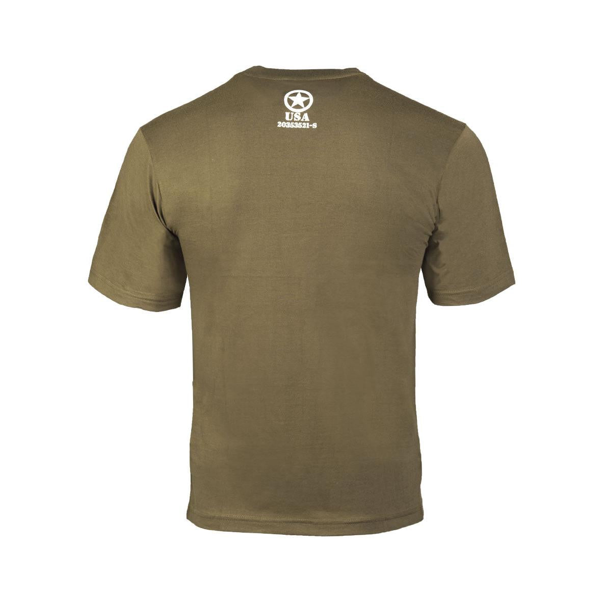 MIL-TEC T-Shirt ALLIED STAR oliv Army Shirt bedruckt T-Shirt shortsleeve