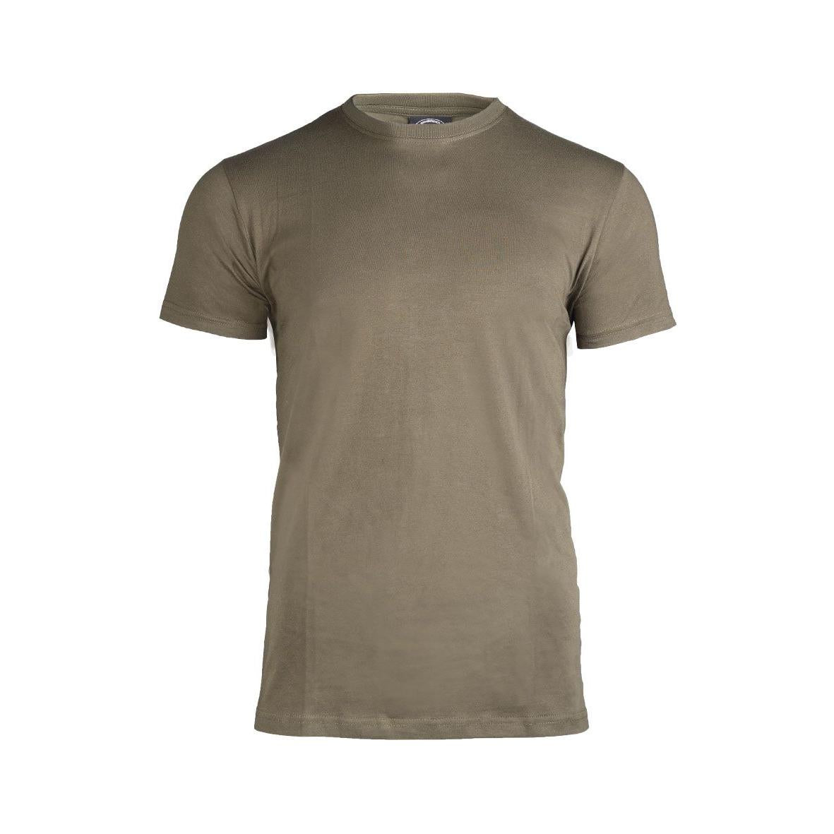 MIL-TEC T-Shirt oliv US Style Rundhals Shirt Cotton Shirt