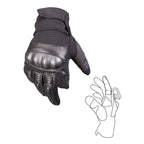 MIL-TEC Tactical Gloves schwarz Lederhandschuhe Paintball Einsatzhandschuhe